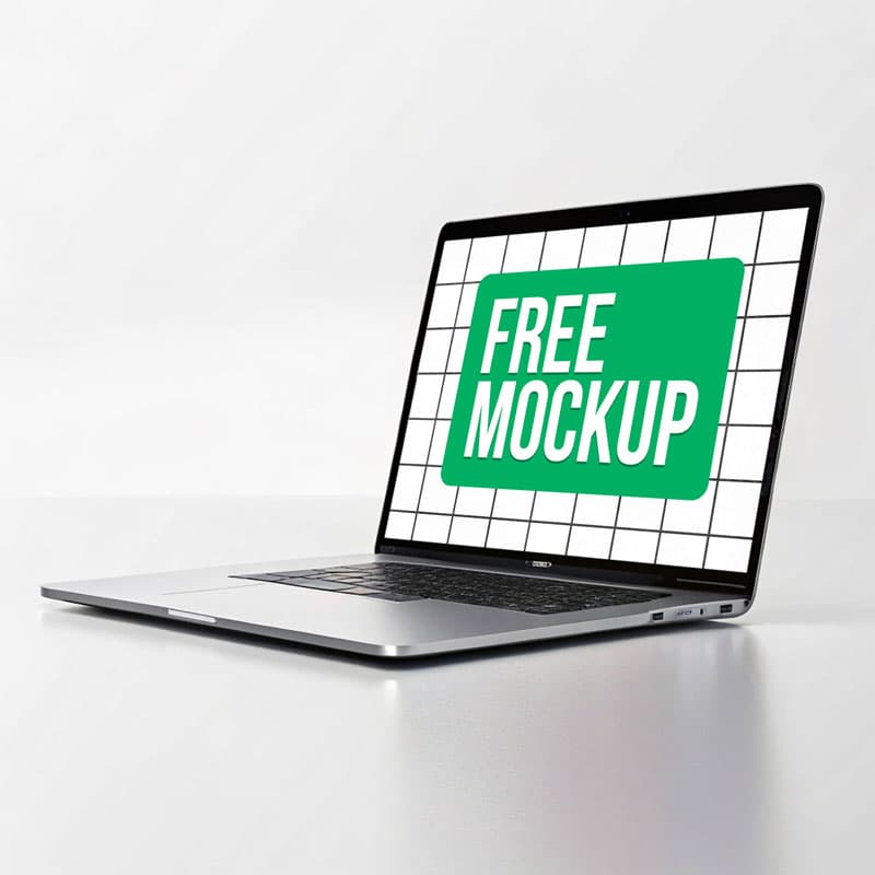 Custom Laptop Mockup PSD