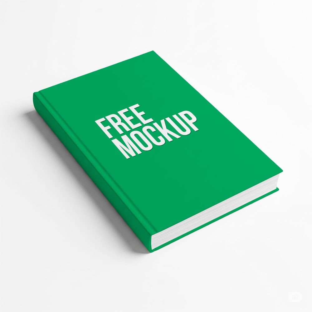 Hardcover Book Mockup Free PSD