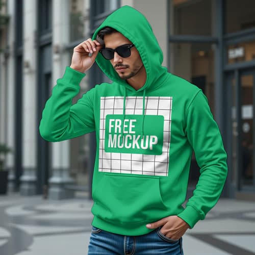 Free Streetwear Hoodie Mockup PSD — Urban Essential