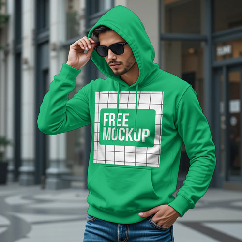 Free Streetwear Hoodie Free Mockup PSD — Urban Essential PSD mockup for Adobe Photoshop