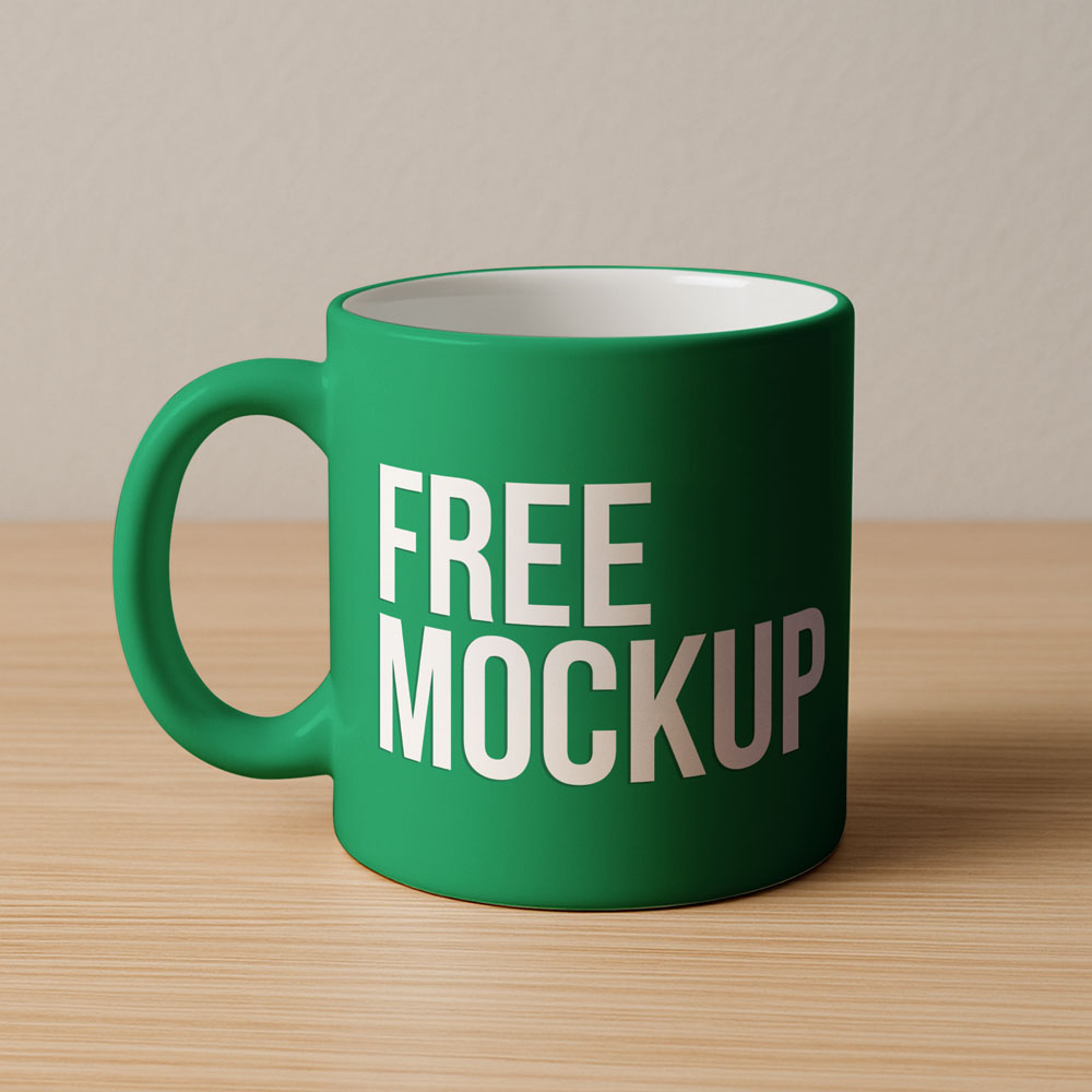 Customizable Free Mug Mockup PSD