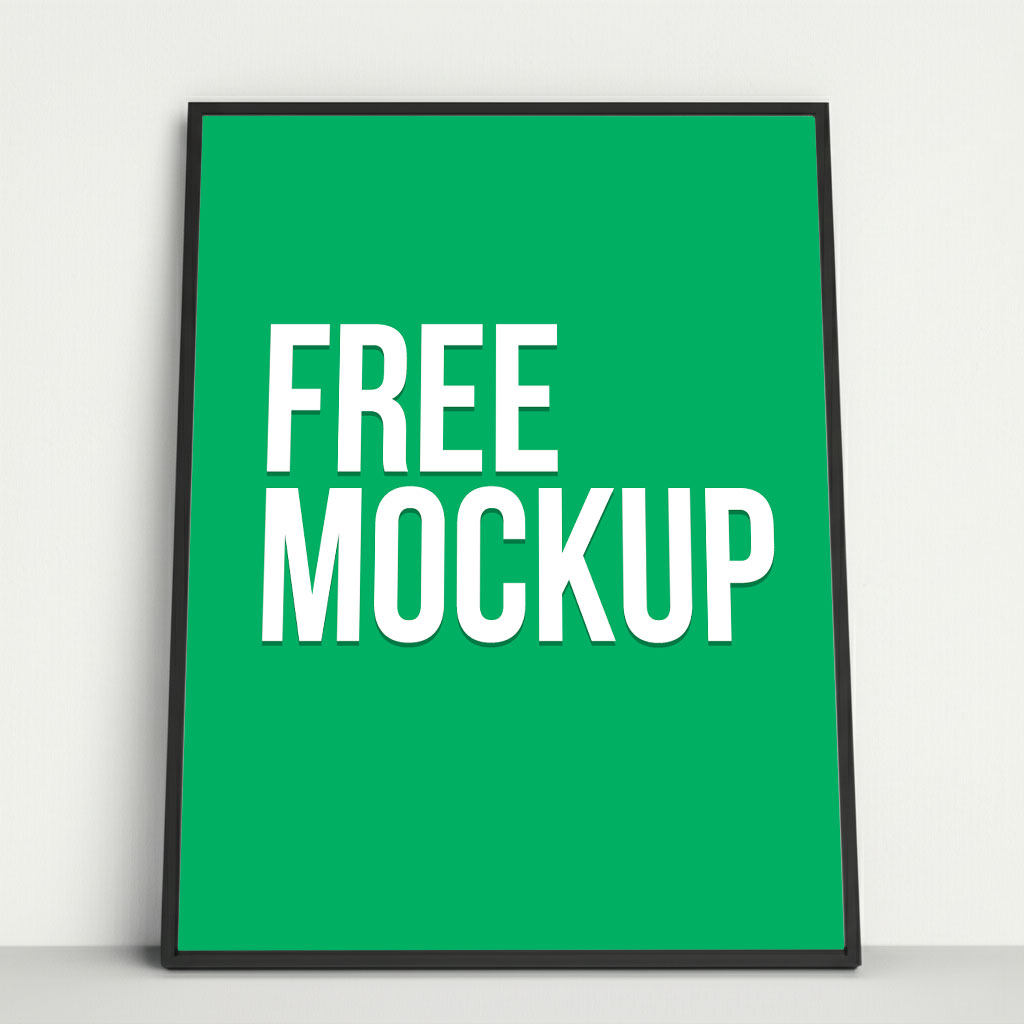 Artistic Free Wall Canvas Mockup PSD